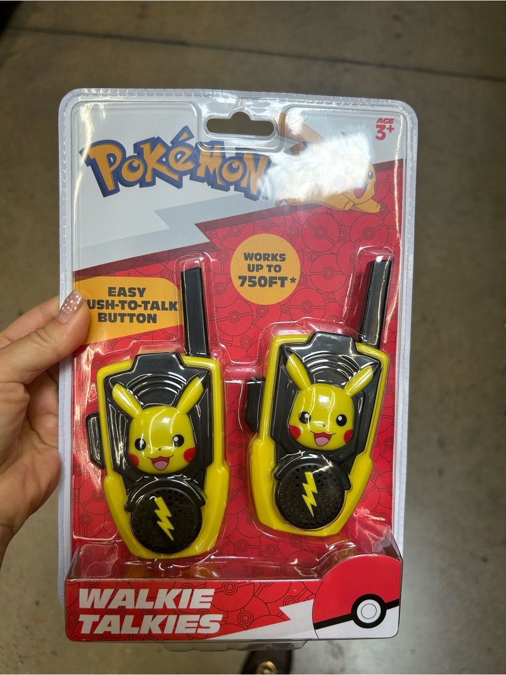 Pikachu pokemon kids Walkie Talkies